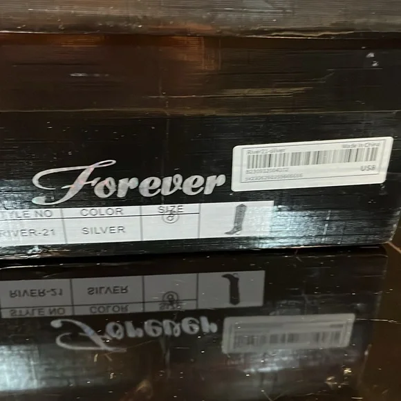 Forever thigh high glitter cowboy boots - Picture 12 of 13